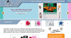 Desktop Screenshot of crazytackz.com